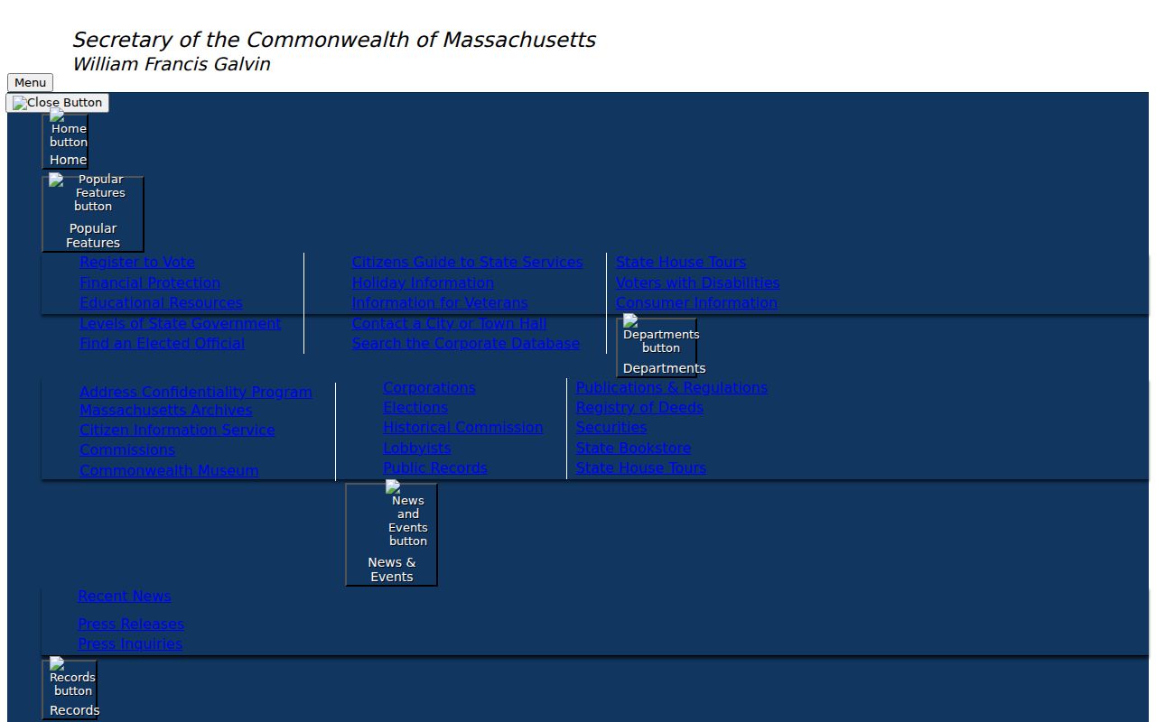 Salem residents directory Massachusetts individual voter status search form