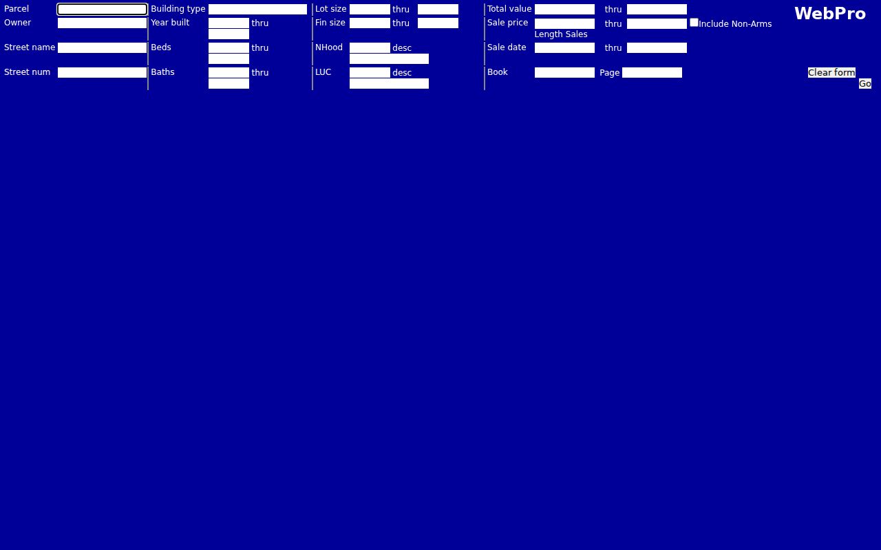 Salem residents directory Patriot Properties advanced assessor search form