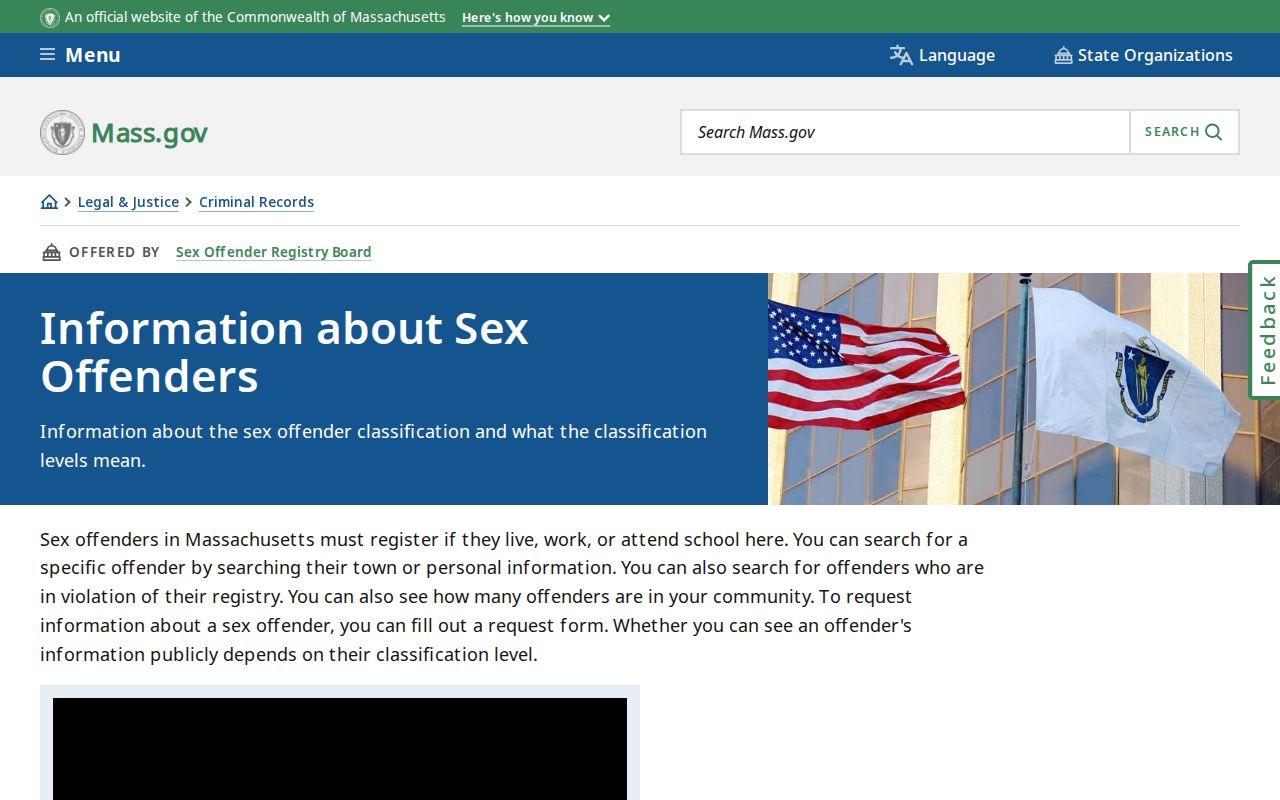Salem resident lookup, Massachusetts Sex Offender Registry Board public search information